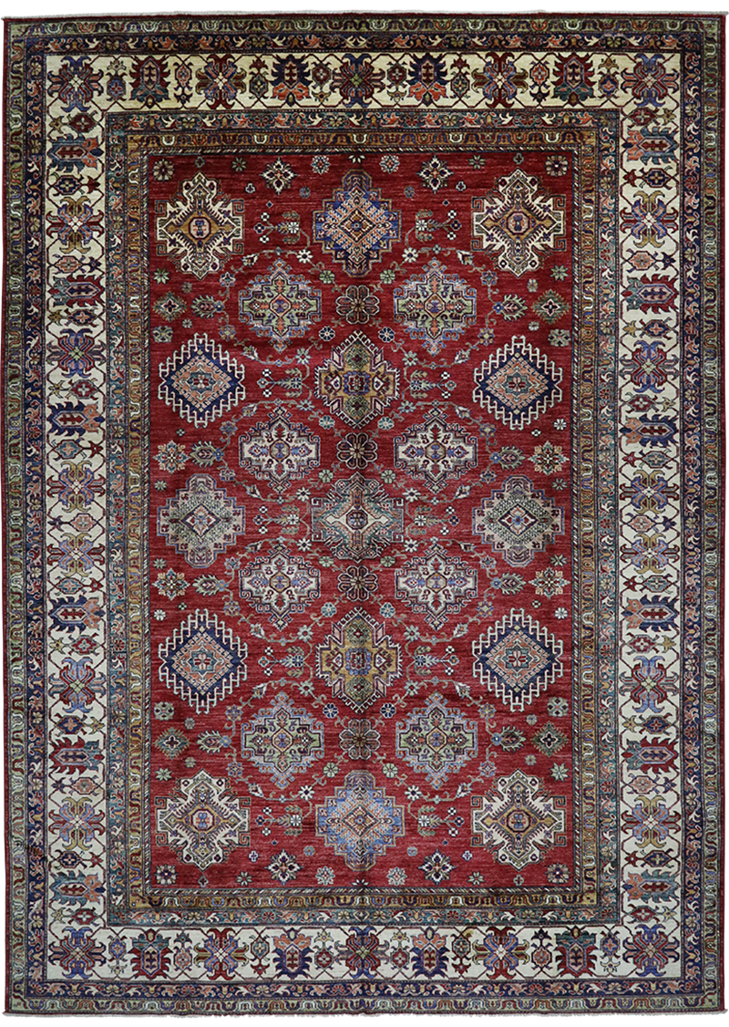 Cranberry Sunset Super Kazak 8'10" x 12'5"