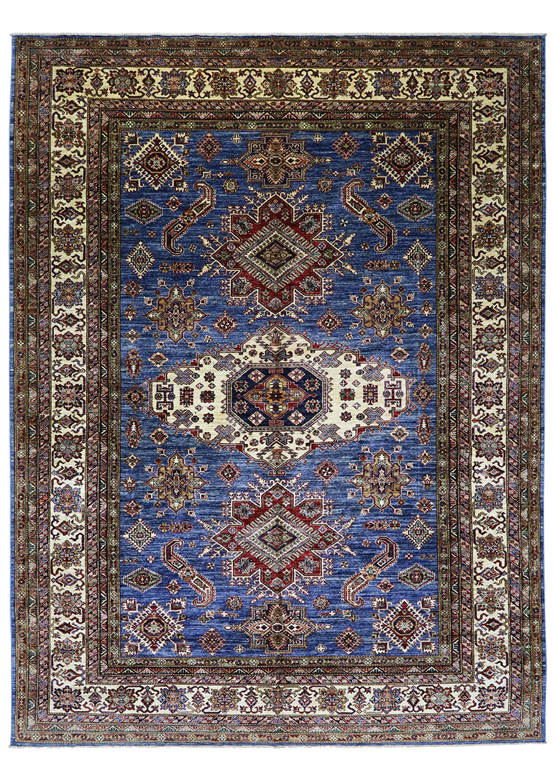 Azurite Medallion Super Kazak 9'0" x 11'10"