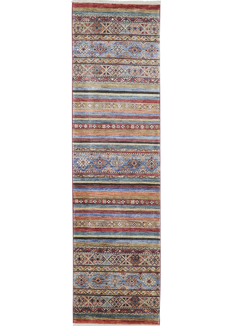 Multicolored Runner Khorjin 2' 9" x 10'