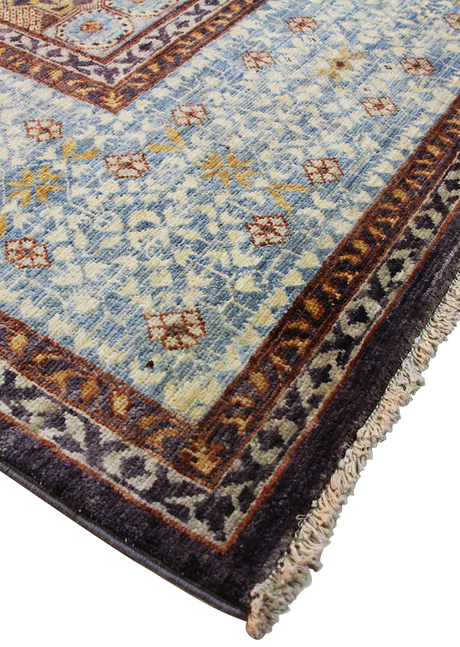 Geometric Ginger Mamluk 6'0" x 8'8"