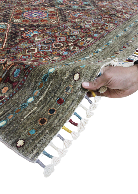 Striped Earth Khorjin 5' 7" x 8' 2"