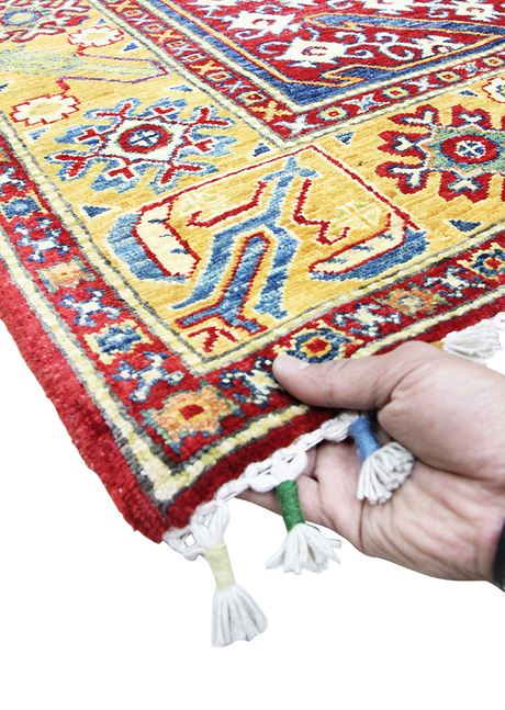 Garnet Red Super Kazak 4'11" x 6'0"