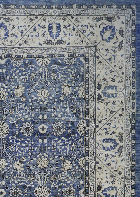Cloud Sapphire Kashan 9'10" x 13'7"