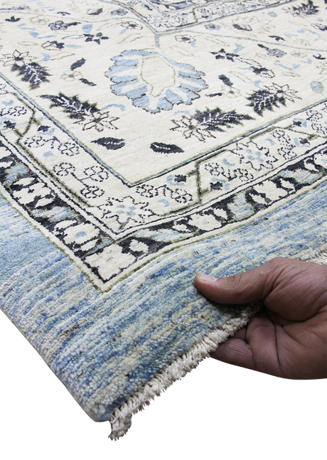 Cloud Sapphire Kashan 9'10" x 13'7"