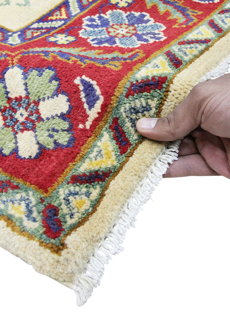 Saffron Medallion Yak Kash 4'0" x 6'2"