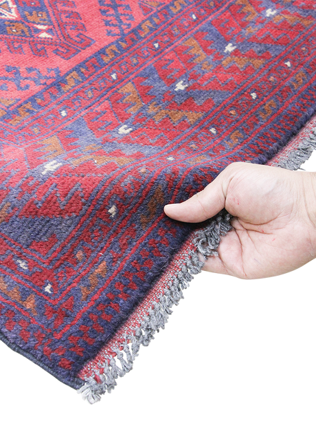 Scarlet Red Bokara 4' 1" x 6' 2"