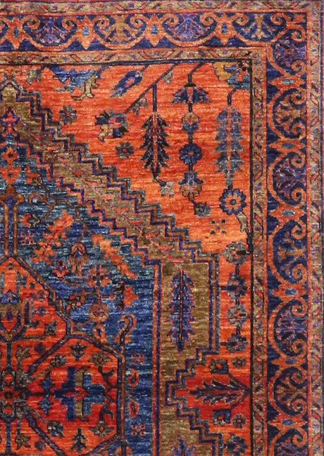 Brilliant Topaz Sarouk 5'0" x 6'6"