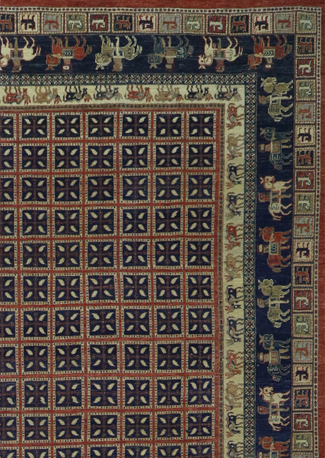 Checkered Tribal 9'2" x 11'10"
