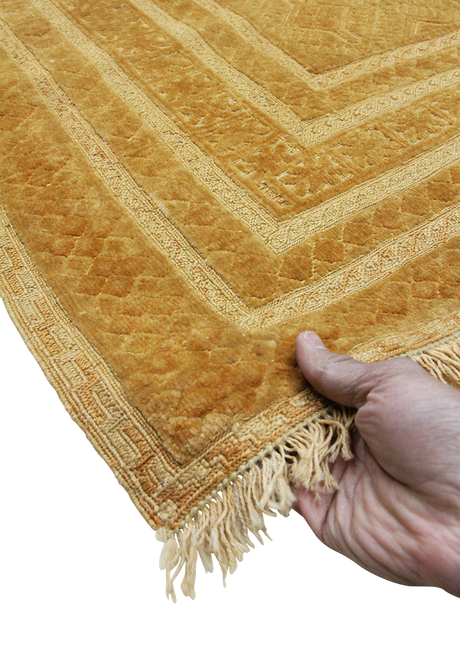 Yellow Diamond Kilim 4'10" x 6'2"
