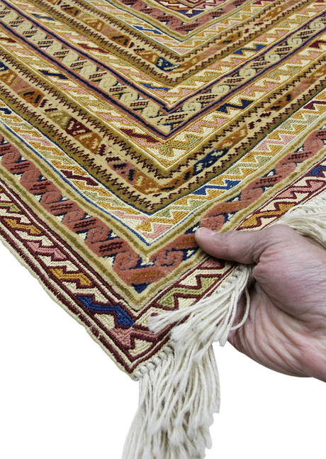Honeycomb Diamond Kilim 6'6" x 9'8"