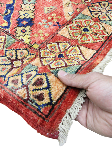 Apricot Orange Runner Tribal 2'9" x 7'11"