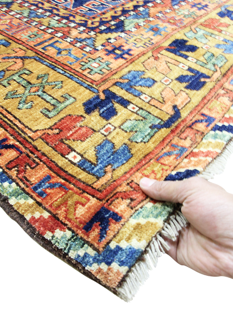 Geometric Amber Tribal 7'1" x 9'3"