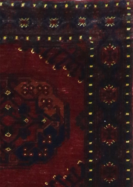 Ruby Red Runner Tribal 2'9" x 9'10"