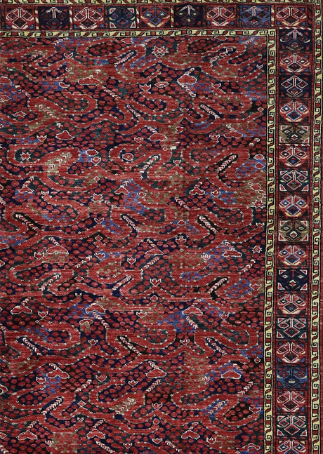 Wine Red Tribal 8'0" x 9'5"