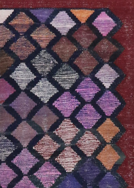 Iris Checkered Kilim 3'5" x 4'10"