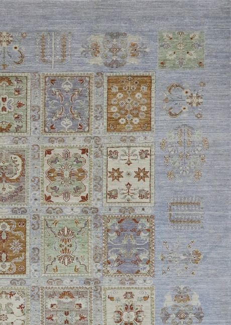 Neutral Checkered Tribal 8'0" x 11'2"