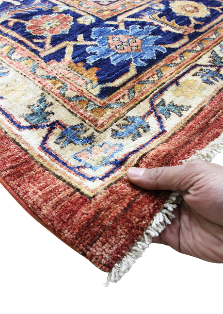 Red Saffron Serapi 9'11 x 13'7"