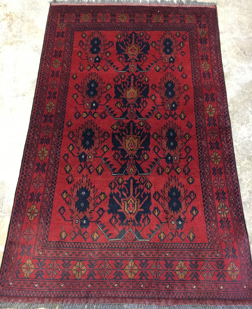 Fire Red Surkh 3' x 5'