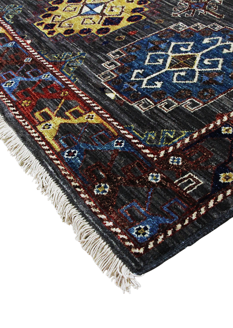 Crimson Nocturne Tribal 6'6" x 9'4"