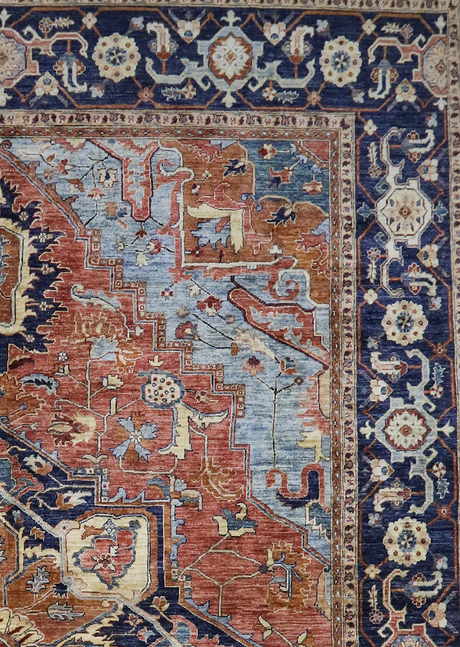 Currant Navy Heriz 10' 1" x 14' 5"