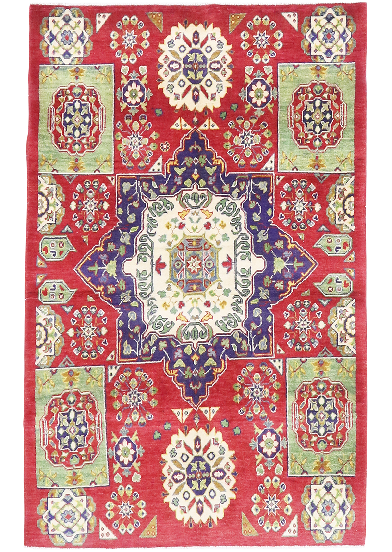 Brilliant Ruby Yak Kash 4'0" x 6'4"