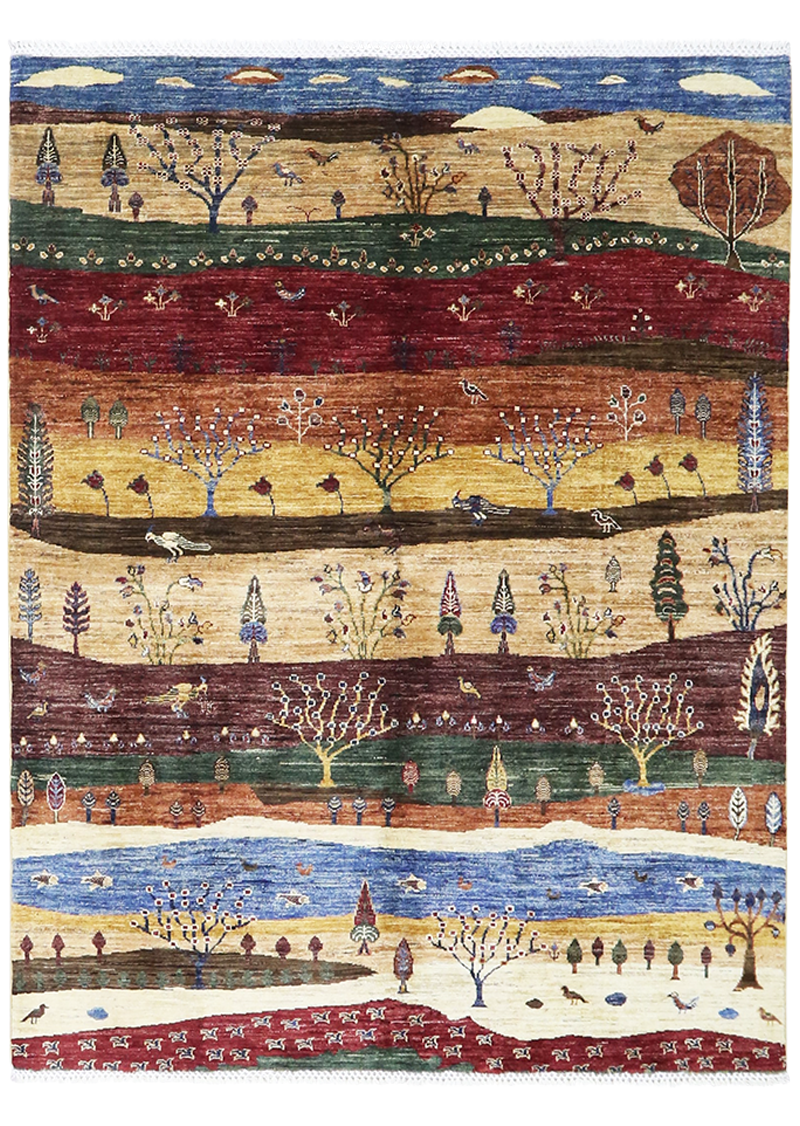 Gabbeh Design 13 | 5'2" x 6'6"